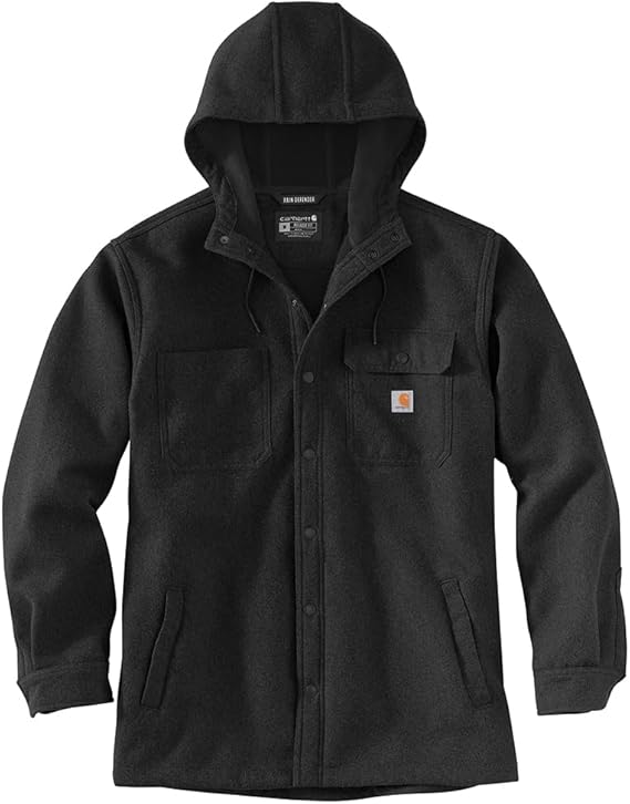 Carhartt Men's Rain Defender Relaxed Fit Heavyweight Hooded Shirt Jac