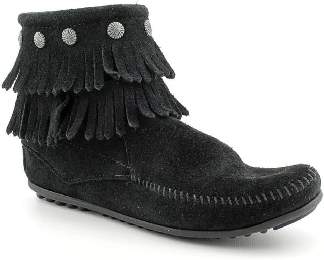 Minnetonka Women's Double-Fringe Side-Zip Boot