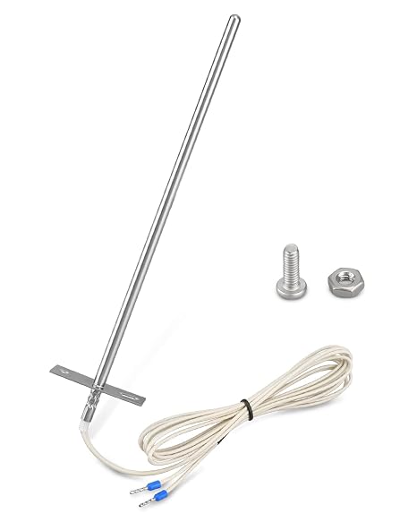 RTD Temperature Probe Sensor Fit for Z-Grill 450A 5502G 5502H 550A 550B 450B Pellet Grills, Replace ZG-RTD-1 AS-TR145, Accurate Real-Time Barbecue Stove Probe
