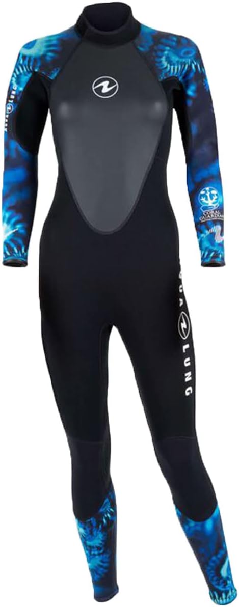 Aqua Lung Women's Hydroflex FS 1MM Camo Blue - Small