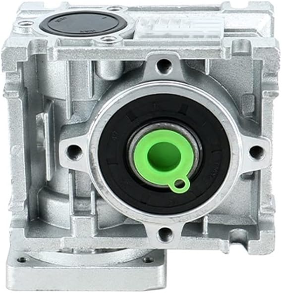 Speed Reducer NEMA 23 Motor Speed Reducer, RV030 Worm Gearbox Speed Reducer, 14mm Output 5:1-80:1 Worm DC Motor Gearbox Small Lathe (Size : 40 to 1)