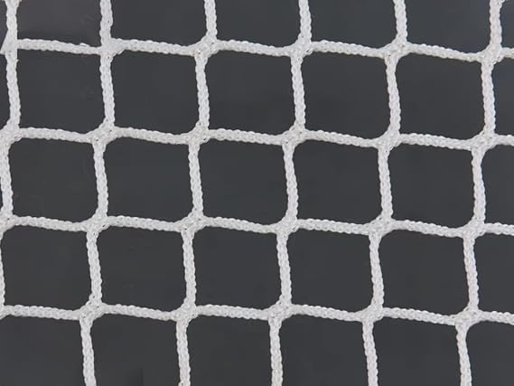 Safety Rope Net for Kids, White Decorative Grid Net, Stair Balcony Garden Fence Netting, Child Playground Railing Protector Netting, Support Customization(Size:1.5M1M(5FT3.3FT),Color:White)