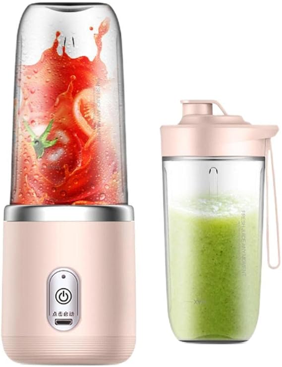 Blender, Juicer, Portable Juicer, USB, 13.5 fl oz 400 ml, English Instruction Manual, Crushing Ice, Blender, Smoothie, Food Processor, Small, For Vegetables, Fruits, Weaning Food, Protective