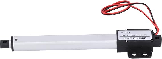 Mini Linear Actuator, 100mm 12V Input Voltage Low Noise Short Circuit Mini Electric Linear Actuator for Home Appliances Automotive Agricultural Machinery Restaurant