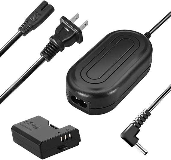 LP-E10 Dummy Battery ACK-E10 Power Supply DR-E10 DC Coupler fit for Canon Rebel EOS T7 T6 T5 T3, Kiss X50 X70 X80 X90, EOS 1100D 1200D 1300D 1500D 2000D Camera.