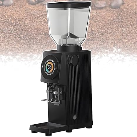 Coffee Grinder, Electric Cold Brew Grinding Equipment, Commercial Flat Burr Espresso Mill, Automatic Drip Pour Coffee Machine