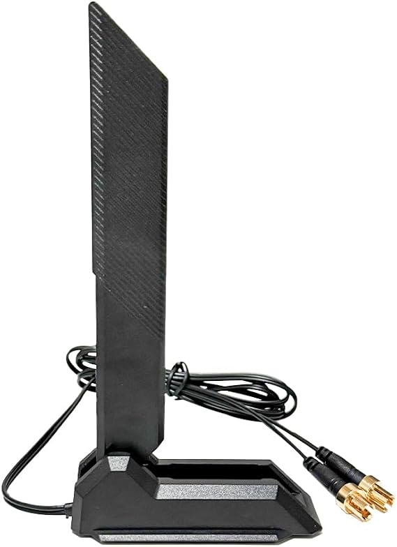 for ASUS WiFi 7 Antenna 2.4G 5G 6G WiFi 6E WIFI7 for X890 Series Wi-Fi 7 Gaming Motherboard with New Interface(Black) 