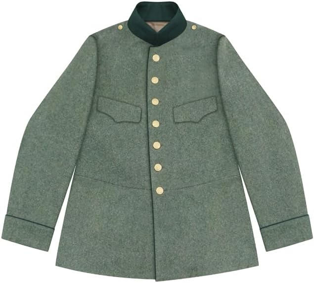 militaryharbor WW2 WWII German Netherlands M1912 EM Jager Field Grey Wool Field Tunic Jacket