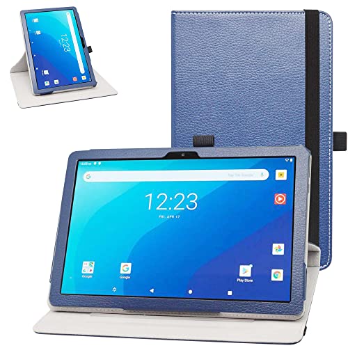 Bige for Onn 10.1 inch Rotating Case 2022,360 Degree Rotary Stand with Cute Pattern Cover for Onn 10.1 inch 2022 Model:100071485 10.1 TabletsJUST Fit Onn 10.1 2022,Blue