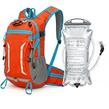 12L Hydration Backpack for Men Women,Lightweight Hydration Pack with 2L Water Bladder, Water Backpack for Cycling,Hiking,Rave,Biking and Running Outdoor Activities