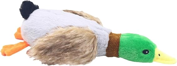 Busstier Peluş Sesli Ördek Evcil Hayvan Oyuncağı - Köpekler İçin Sesli ve Dayanıklı Peluş Ördek Oyuncak