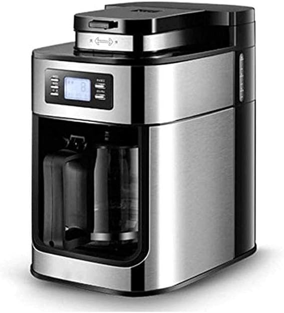 Coffee Machine Drip Maker, Grind and Brew with Built-In Burr WIFI Automatic American Machine Coffee Grinder