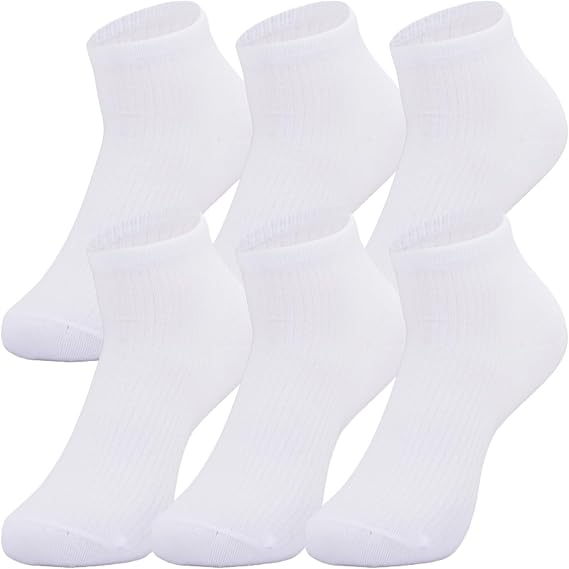 GAP Womens Ribbed Quarter Cut Socks, 6-Pack Adult Socks, Soft & Stretchy, Comfortable