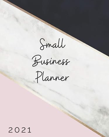 Small Business Planner: Monthly Planner and Organizer with calendar, sales, expenses, budget, goals and more. Ideal for entrepreneurs, moms, women. 8 x 10 in White marble Pink