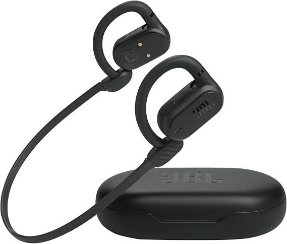 JBL Soundgear Sense - Wireless Open-Ear Headphones - Black | JBL OpenSound Technology, Enhanced Dynamic Sound, Up to 24 hours of battery life, plus speed charge, Hybrid design