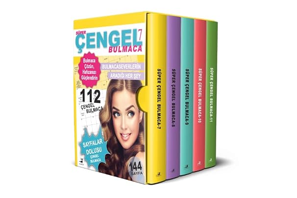 Süper Çengel Bulmaca 5 Kitap Kutulu Set
