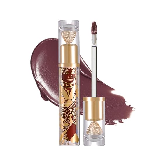 Matte Velvet Lip Stain, Long-Lasting Lip Tint, Transfer-Resistant Waterproof Liquid Lipstick, Lightweight Non-Sticky Smudge-Resistant Lip Color with Cloud-Soft Blurring Misty Matte Finish 75A