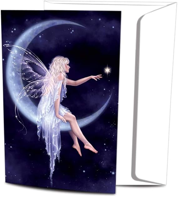 Tree-Free Greetings - All Occasion Cards - Artful Designs - 12 Greeting Cards + White Envelopes - Made in USA - 100% Recycled Paper - 4 x 6 - Birth of a Star (FS66493)