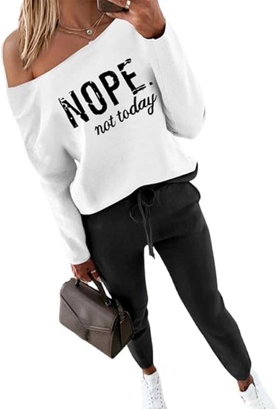 CHICME Womens Tracksuit Fall 2 piece Outfits Pants Set Travel Outfits