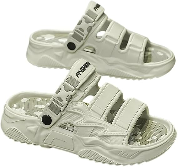 Clogs Men'S Summer Fashion Slippers Outdoor Thick-Soled Sandals Sports Casual Beach Shoes