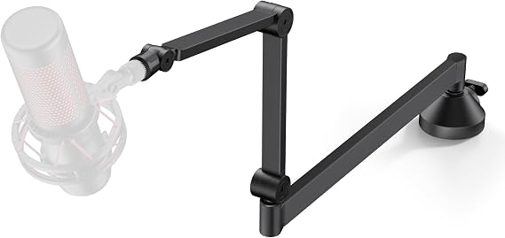 InnoGear Low Profile Mic Arm Foldable Boom Arm Mic Stand Desk for Fifine