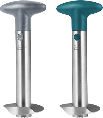 Pineapple Corer, [Upgraded, Reinforced, Thicker Blade] Newness Premium Pineapple Corer Remover