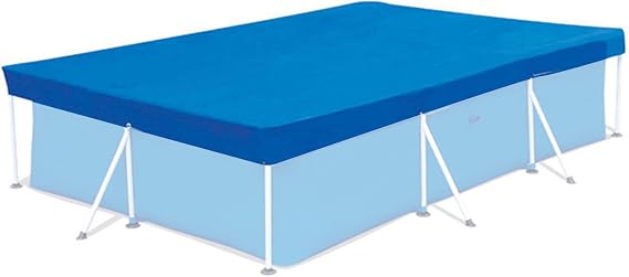Rectangular Pool for intexes Pool, Pool Covers for Above Ground Pools, Rectangle Pool with Ropes, Inflatable Swimming Pool,Frame Pool, Rectangular Pool