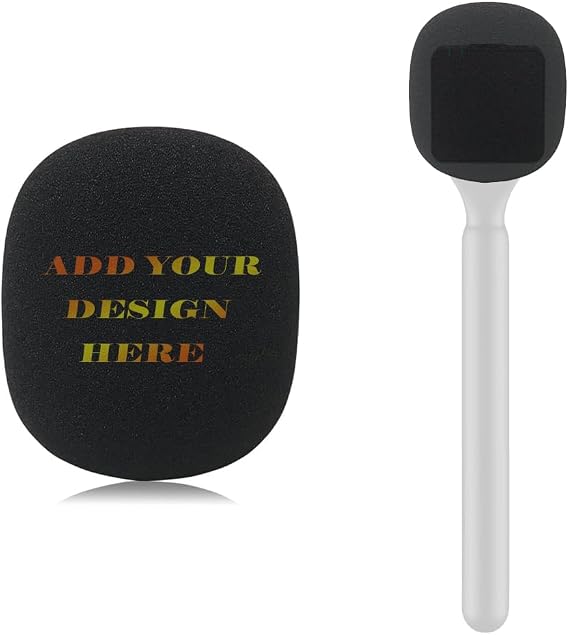 Personalized Microphone Cover Custom foam mic windscreen Customized microphone foam windscreen for DJI Mic Rode Wireless GO Hollyland Lark