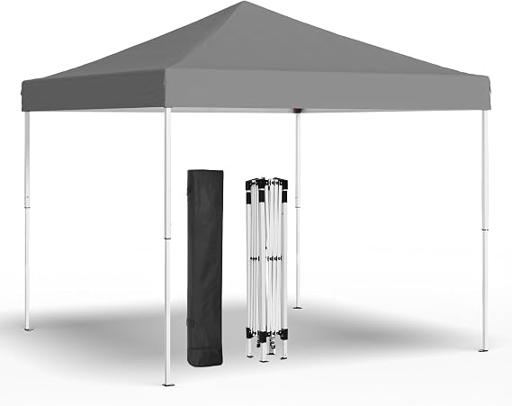 Pop Up Canopy Tent, 10x10 Outdoor Shade, Easy Set Up Tent, Portable Instant Beach Canopy Tents, Sun Shelter for Events, Parties, Camping