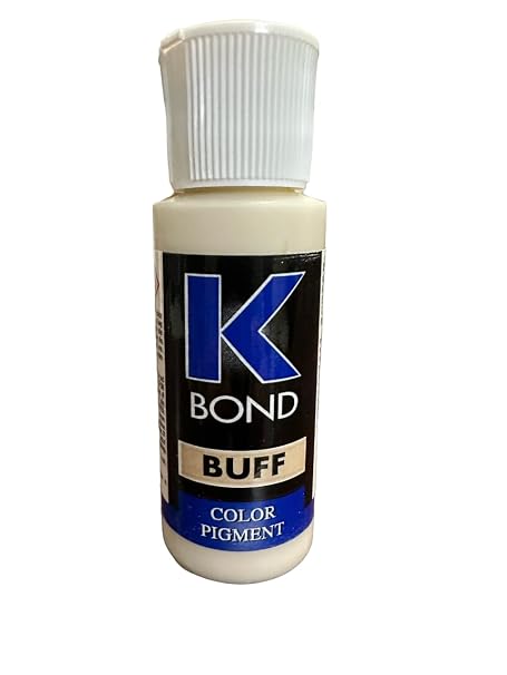 K-Bond Resin Coloring Paste Color Pigmentation for Polyester, Paint, and Epoxy Glues 2 OZ(Ounces) (Buff)