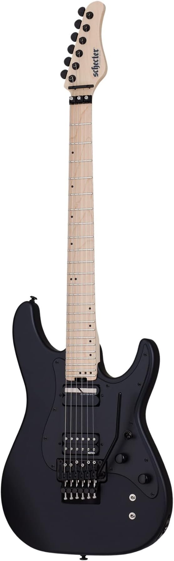 Schecter Sun Valley Super Shredder Floyd Rose and Sustanik Satin Black