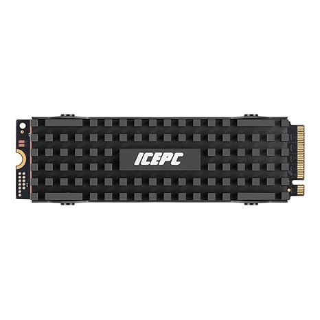M.2 PCIE NVME 2280 SSD Graphene Coating Full-Cover Copper Heatsink,SSD Radiator with Thermal Conductive Adhesive for Laptop PC PS5 2280 NGFF Solid State Disk Cooler(Grid Pattern)