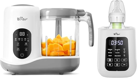 Bear Bottle Warmer and Baby Food Maker Processor