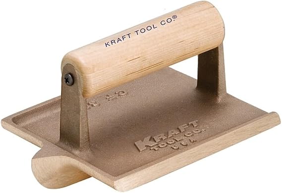 Kraft Tool CF314 Deep Bit Bronze Groover with Wood Handle, 6 x 4-1/2-Inch