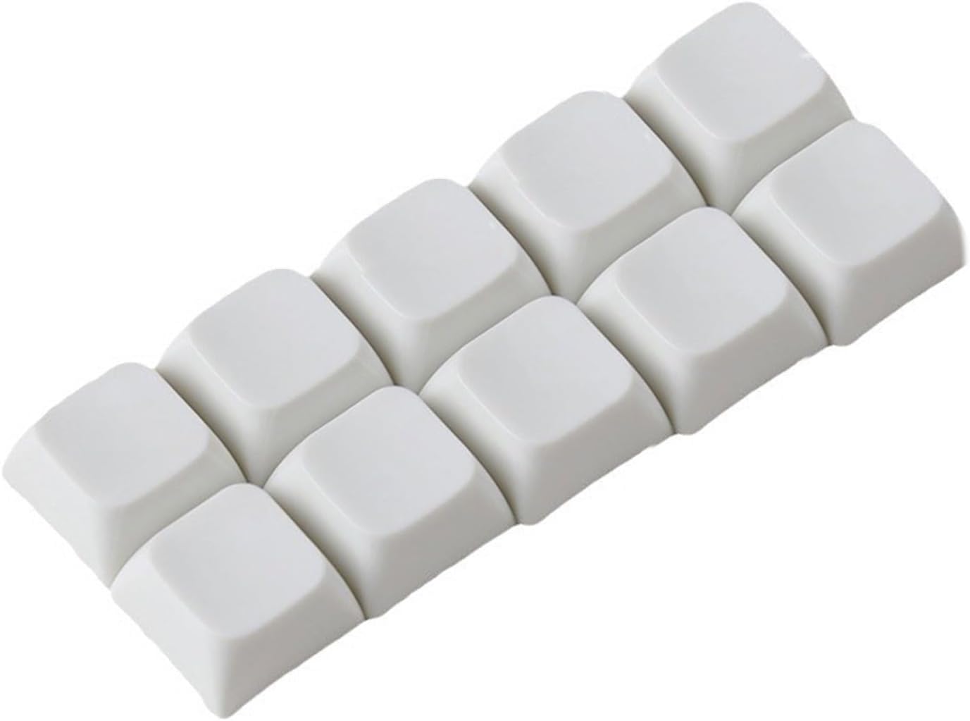 Ceramic Resin Key Cap Personality Cherry Profile Gaming Mechanical Keyboard Key Cap Replacement White Key Cap