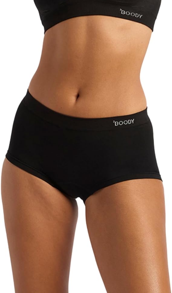 Boody - Boyleg Briefs - Womens Underwear - Mid Rise, Full Coverage Fit - Soft, Flat-Ribbed Waistband - Bamboo Viscose Fabric