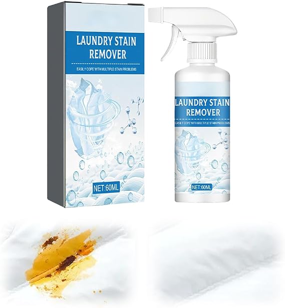 Clothing Emulsifier, 2026 New Non Ionic Clothing Emulsifier Stain Remover Spray, Powerful Stain Remover For Clothes Laundry, Active Enzyme Laundry For Home Clothes Carpet (1PC)