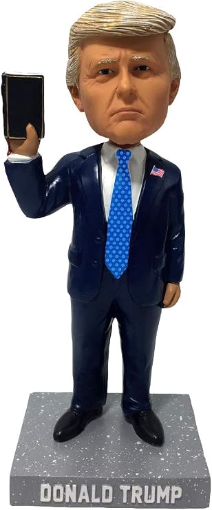 Bobbleheads President Donald Trump Bible Photo Op Church Washington D.C. White House Bobble Head