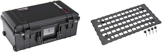 Pelican Air 1535 Case Bundle - Case with Foam Plus Molle Panel for Lid