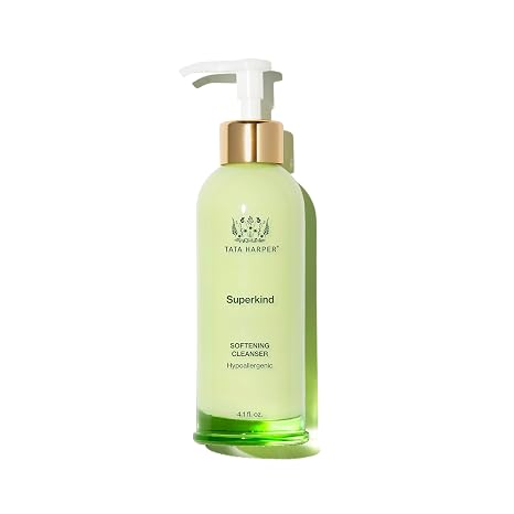 Tata Harper Superkind Softening Cleanser, Gentle Cleanser for Sensitive Skin, Hypoallergenic Skincare, Fragrance Free, Natural Skincare, Dermatologist Tested, Vegan, 125ml