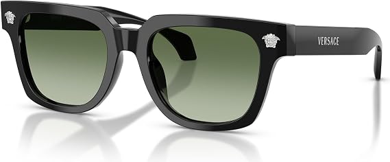 Versace Sunglasses VE 4510 U GB1/8E Black/Green Gradient Polyamide Standard
