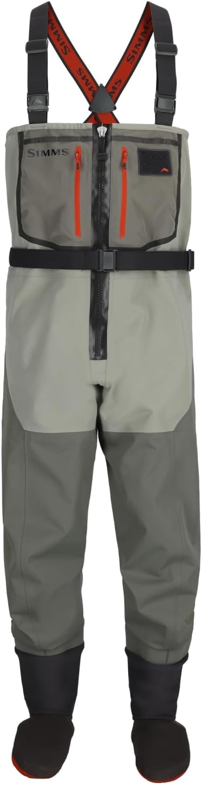 Simms Men's Freestone Z Stockingfoot Fishing Waders Smoke