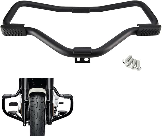 Oumurs 1-1/4" Highway Engine Guard Crash Bar Protect Compatible with Harley Sportster 883 1200 Iron XL XR 48 72 2004-2021 for Softail Seventy Two Forty Eight Heavy Duty Upper Support Mustache