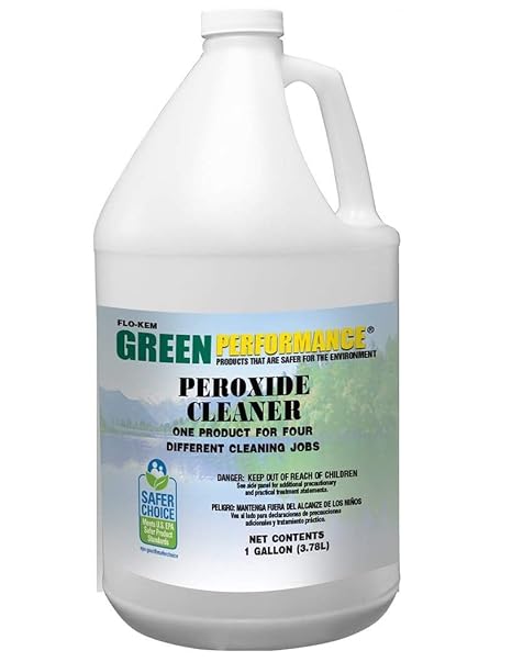 Peroxide Cleaner GP107 - Removes Grease and Grime from all Washable Household Surfaces and Deoderizes as it Cleans - Safer Choice Certified - 1 Gallon