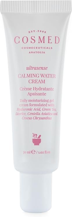 Cosmed Hassas Ciltler İçin Yatıştırıcı Su Bazlı Nemlendirici Krem - Calming Water Cream - 30 ml