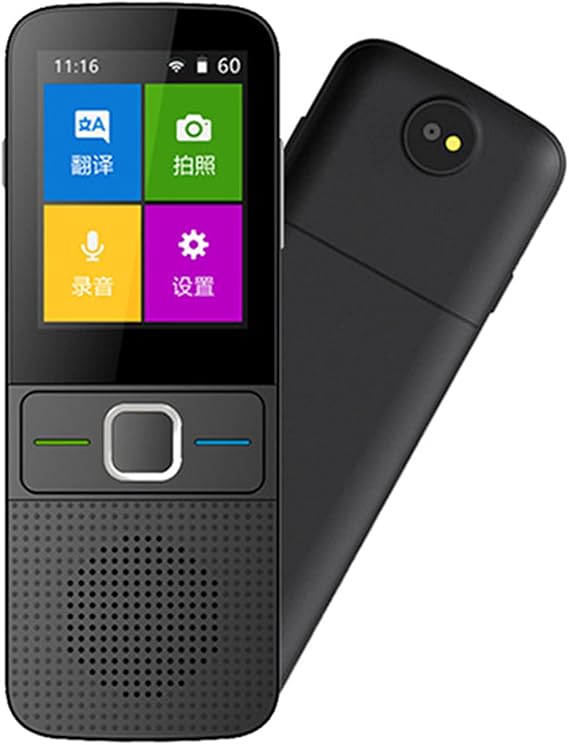 Translator Device Smart Voice Translator Use Alone Offline/Hotspot/WiFi Support 138 Languages High Intelligence Speed and Accuracy with 2.4 Inch Touch Screen,