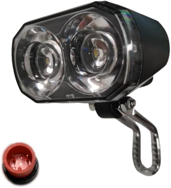 Ebike Headlight LED Light for Night Riding 36V/48V LED Ultra Bright Front Light for Ebike Scooter