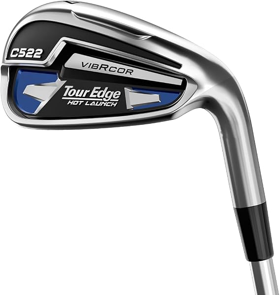 Tour Edge Hot Launch C522 Irons (right, KBS Max 80 Steel, Stiff, 4-PW)