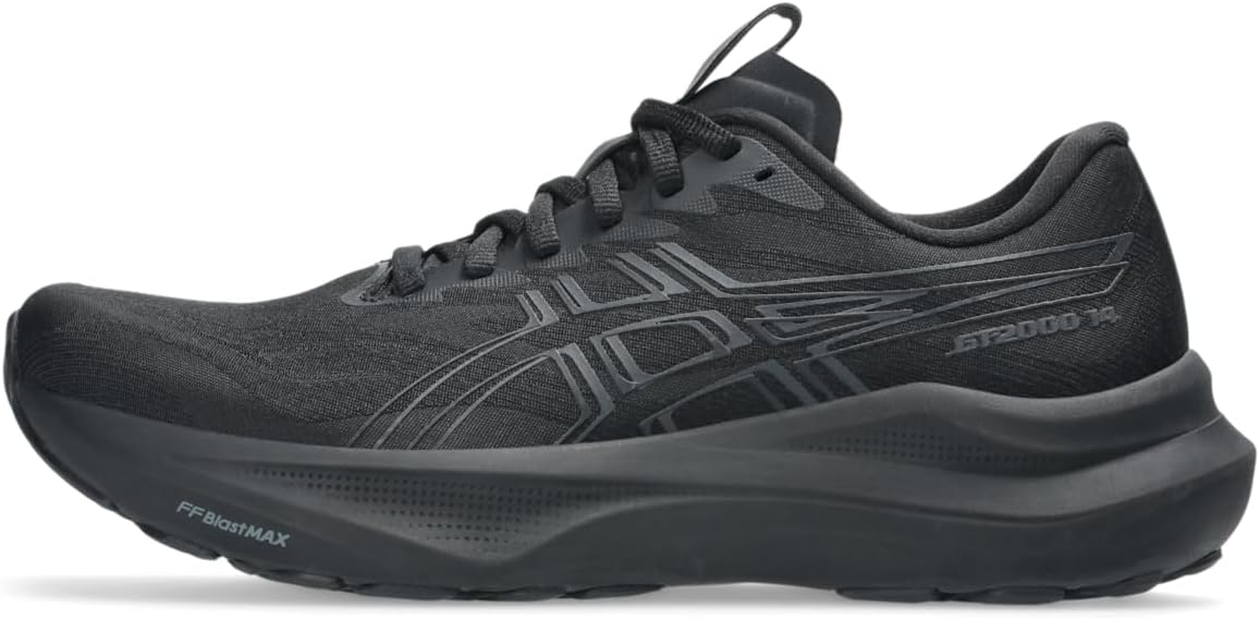 ASICS Women's GT-2000 14 Running Shoe, Black/Graphite Grey, 9