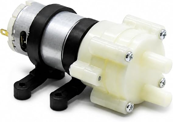 Mini DC Water Pump, 6V to 12V Diaphragm Pump, 1.5-1.8L/Min Flow for Aquarium, Model Experiments, Car Washing, Inflatable Pool, Gardening & Water Transfer